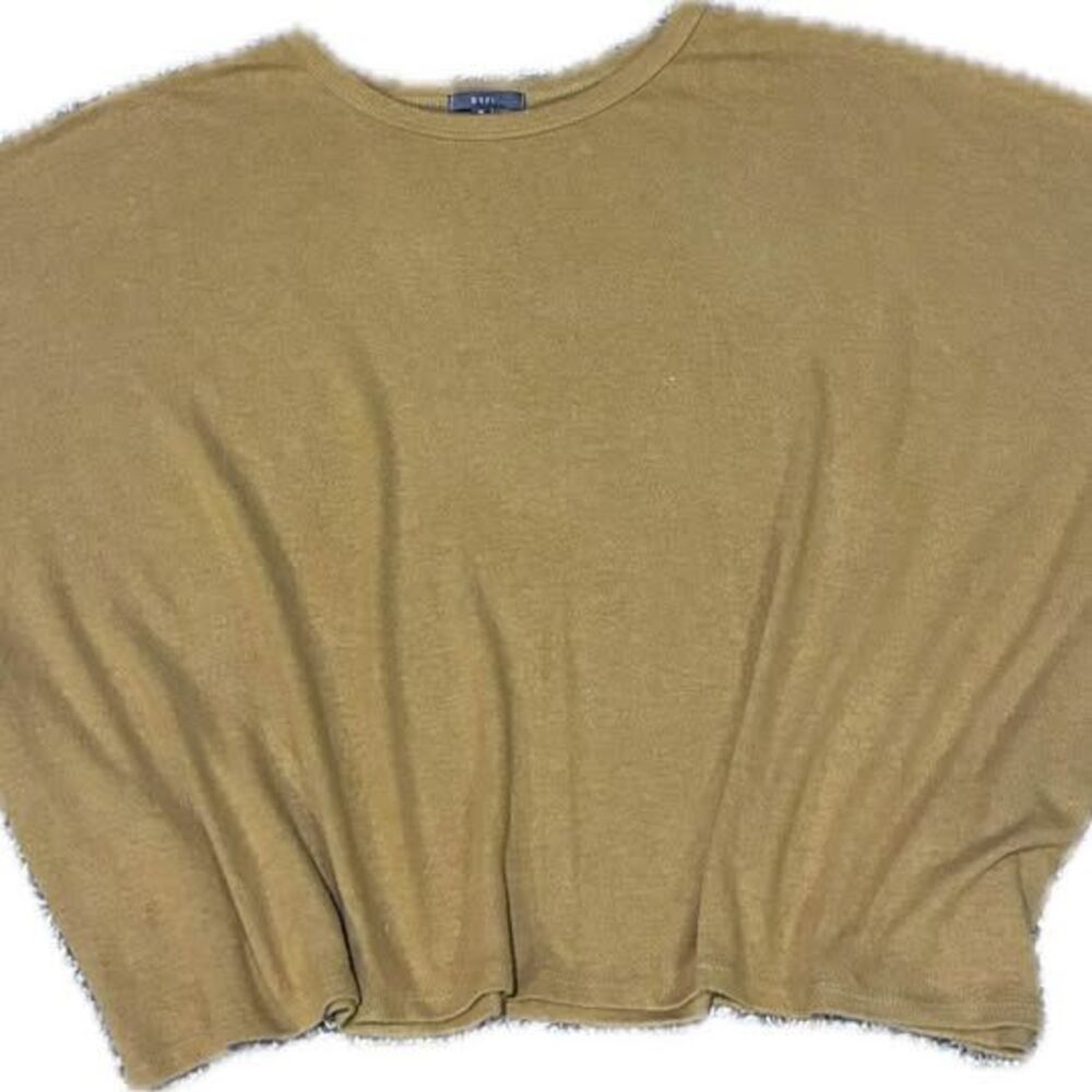 gVft Mustard Oversized Knit Top Size Medium
